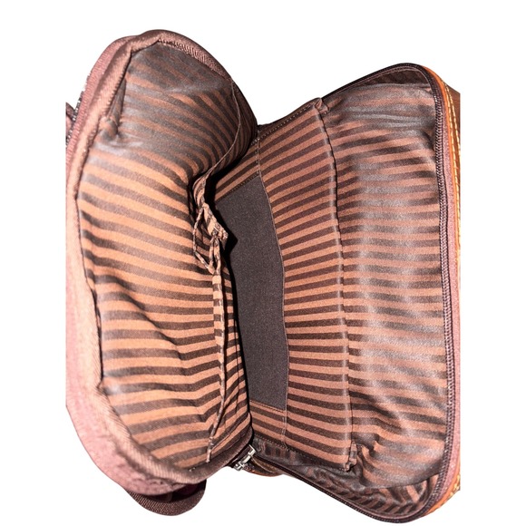 Jack Georges Voyager Compact Convertible Backpack Crossbody Brown‎